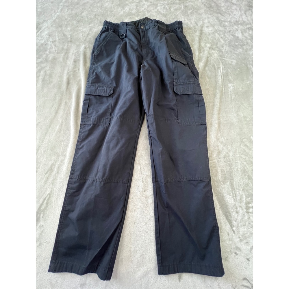 Propper Tactical Cargo Pants Men 36/34 Black Ripstop Utility Work Trousers